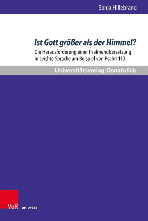 Ist Gott größer als der Himmel?