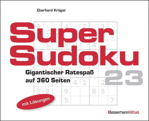 Supersudoku 23 (5 Exemplare à 3,99 EUR)