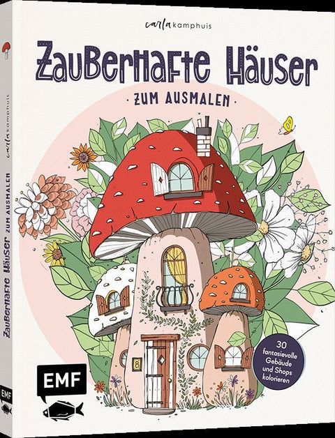 Zauberhafte Häuser zum Ausmalen