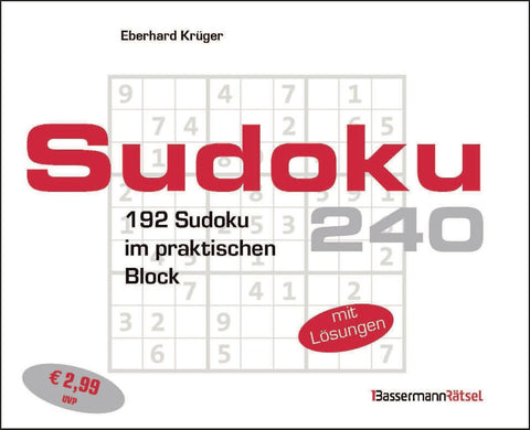 Sudokublock 240 (5 Exemplare à 2,99 EUR)