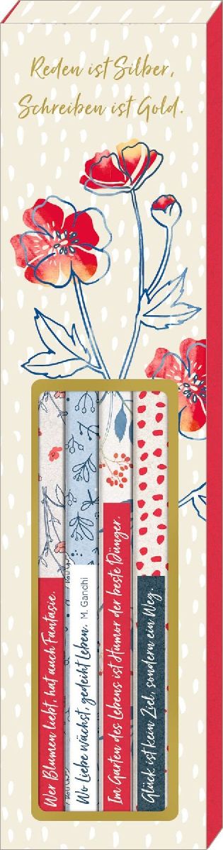 Bleistift-Set mit Sprüchen