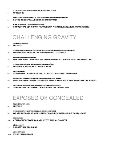 Conceptual Design of Structures