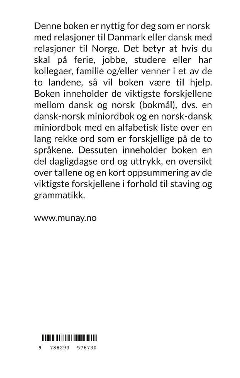 Dansk-norsk miniordbog & Norsk-dansk miniordbok