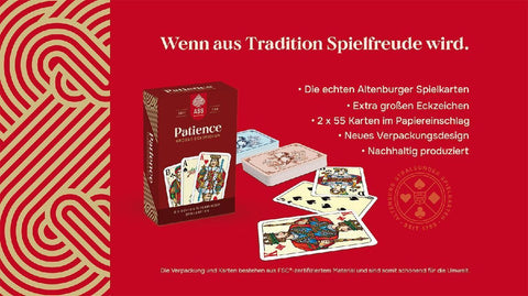 Patience, große Eckzeichen