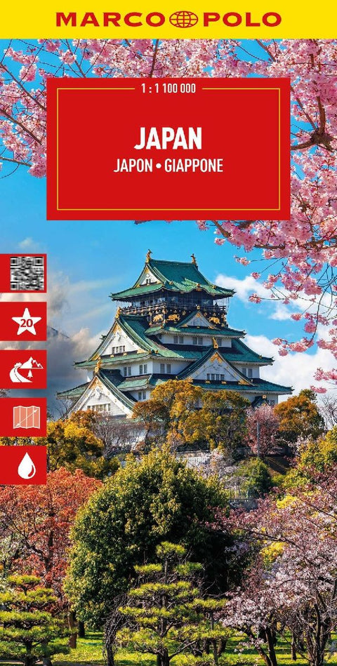 MARCO POLO Reisekarte Japan 1:1,1 Mio.