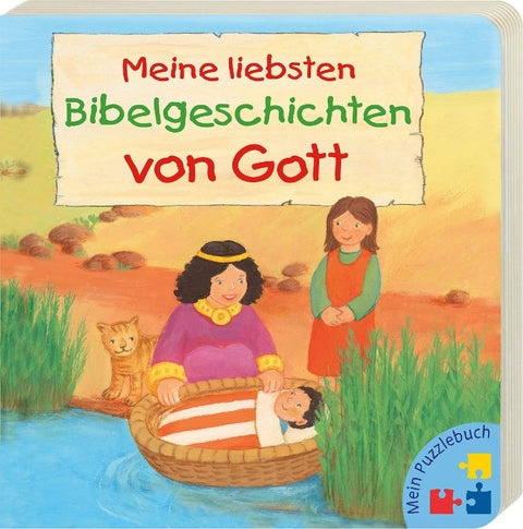 Mein Puzzlebuch: Meine liebsten Bibelgeschichten von Gott