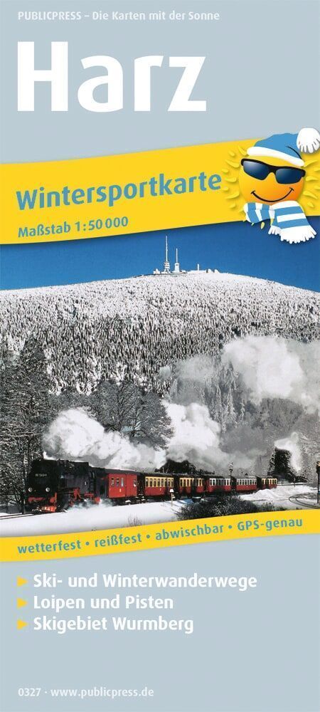 Harz Wintersportkarte 1 : 50 000