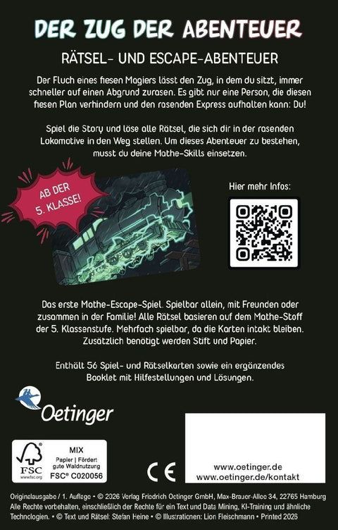 Deine Rätsel-Challenge. Der Zug der Abenteuer