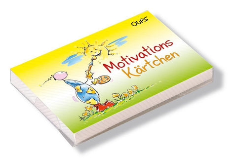Oups Kärtchenbox - Motivationskärtchen