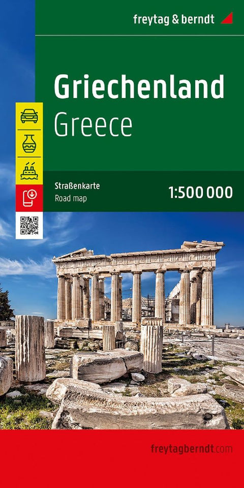 freytag & berndt Straßenkarte Griechenland 1:500.000