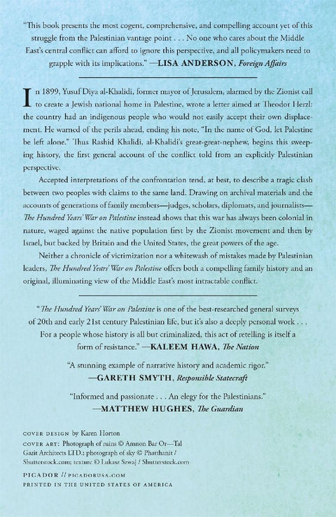 The Hundred Years' War on Palestine