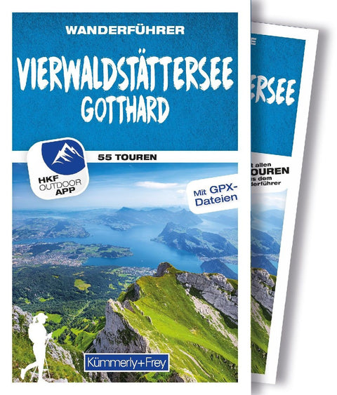 Kümmerly+Frey Wanderführer Vierwaldstättersee, Gotthard
