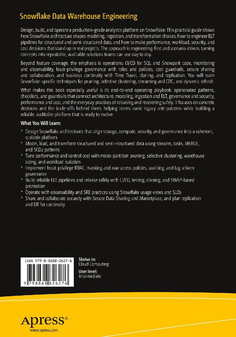 Snowflake Data Warehouse Engineering