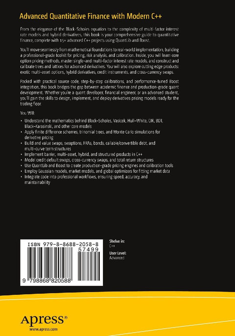 Advanced Quantitative Finance with Modern C++