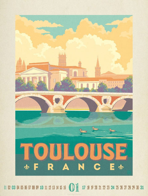 Travel Time Plakate-Kalender 2027