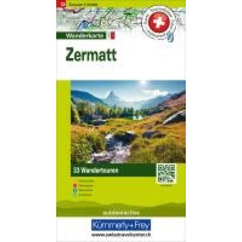 Zermatt Nr. 13 Touren-Wanderkarte 1:50 000
