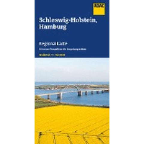 ADAC Regionalkarte 01 Schleswig-Holstein, Hamburg 1:150.000