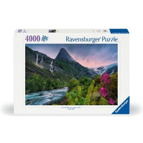 Erwachsenenpuzzle 4000 Teile - Atemberaubende Bergstimmung
