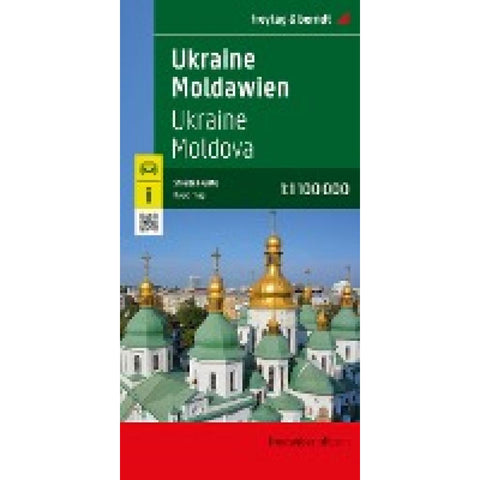 Ukraine - Moldawien, Straßenkarte 1:1.000.000, freytag & berndt