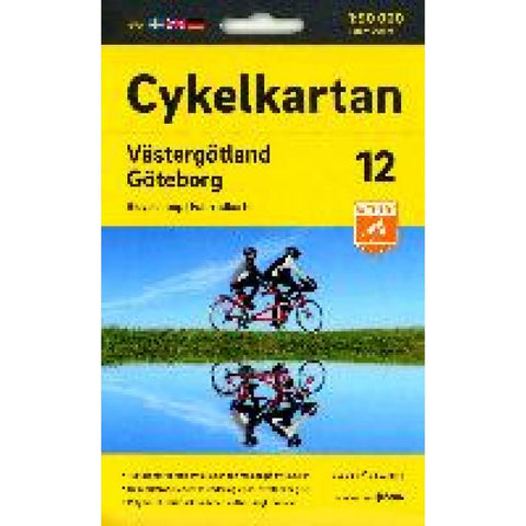 Cykelkartan Blad 12 Västergötland/Göteborg 1:90000