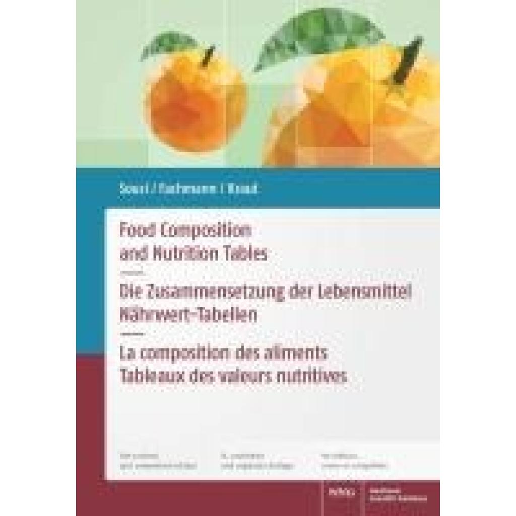 Food Composition And Nutrition Tables Food Composition And Nutrition Tables