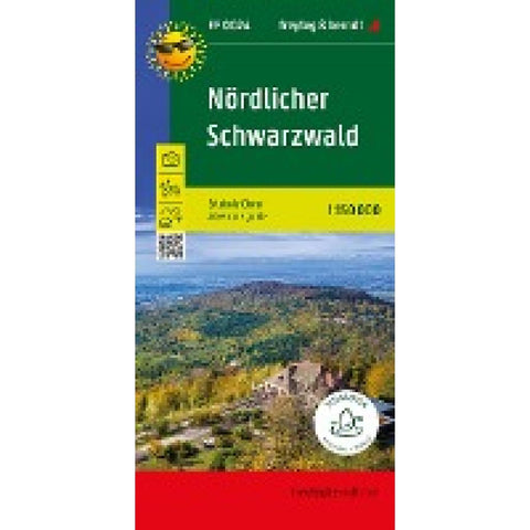 freytag & berndt Freizeitkarte Nördlicher Schwarzwald, Erlebnisführer 1:150.000