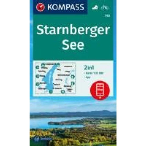 KOMPASS Wanderkarte 793 Starnberger See 1:25.000