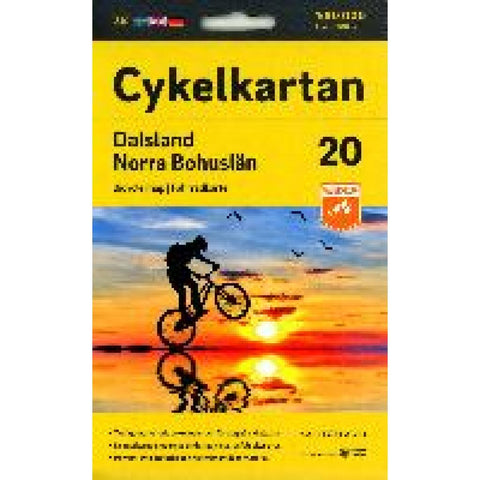 Cykelkartan Blad 20 Dalsland/Norra Bohuslän 1:90000