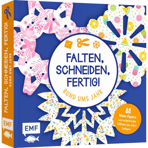 Bastelblock: Falten, Schneiden, fertig! Rund ums Jahr