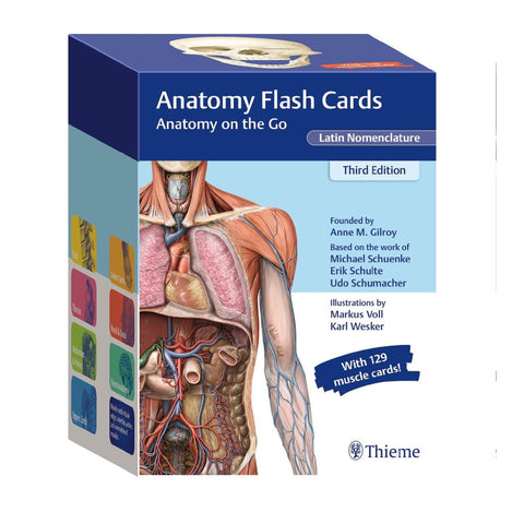 Anatomy Flash Cards, Latin Nomenclature