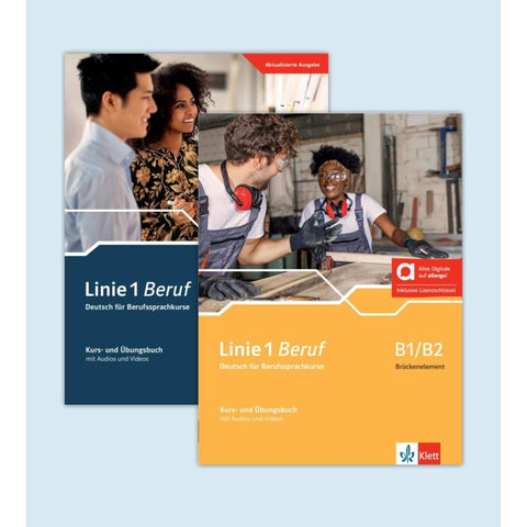 Linie 1 Beruf B1/B2 Brückenelement und B2 - Hybride Ausgabe allango