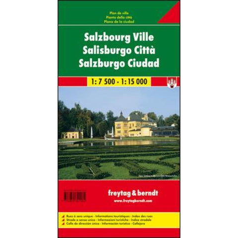 Salzburg Stadt, Stadtplan 1:7.500 - 1:15.000
