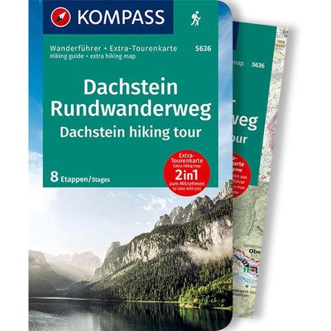 KOMPASS Wanderführer Dachstein-Rundwanderweg, 8 Etappen