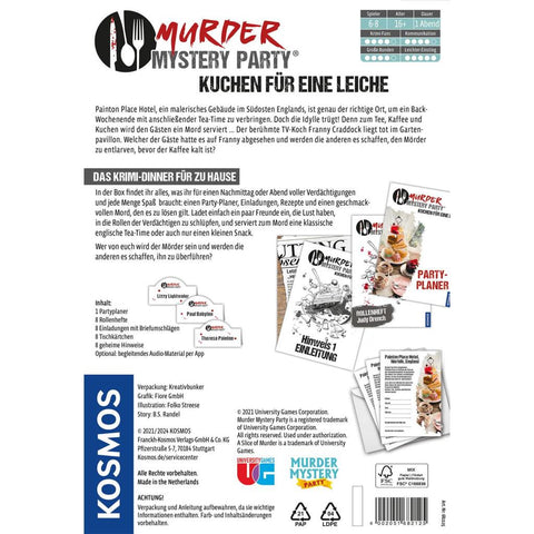 Murder Mystery Party - Kuchen für eine Leiche