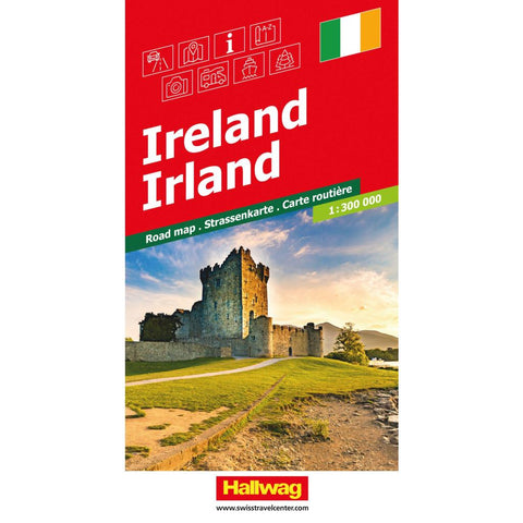 Hallwag Strassenkarte Irland 1:300.000