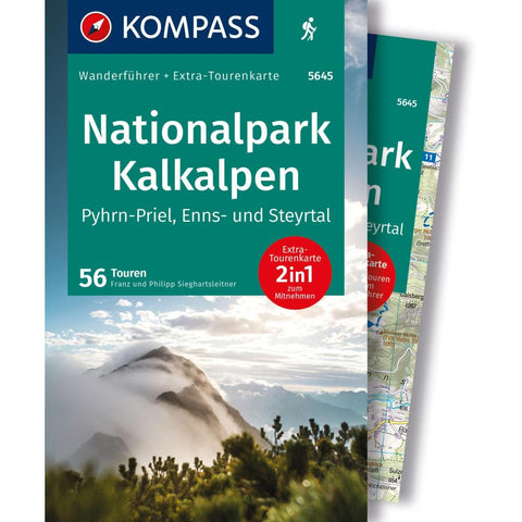 KOMPASS Wanderführer Nationalpark Kalkalpen - Pyhrn-Priel, Enns- und Steyrtal, 56 Touren mit Extra-Tourenkarte