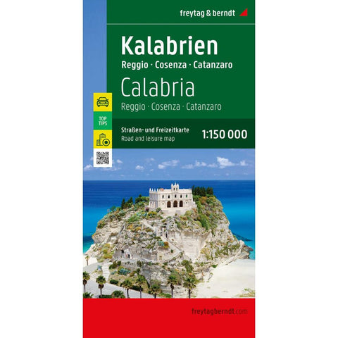 freytag & berndt Straßenkarte Kalabrien 1:150.000