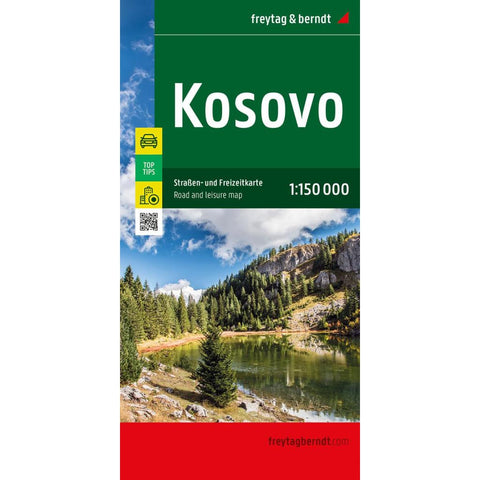 freytag & berndt Straßenkarte Kosovo 1:150.000