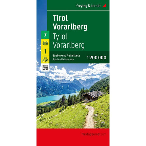 freytag & berndt Straßenkarte Tirol - Vorarlberg 1:200.000