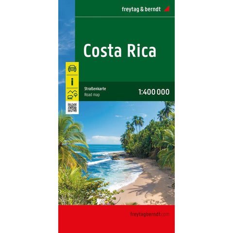 freytag & berndt Straßenkarte Costa Rica 1:400.000