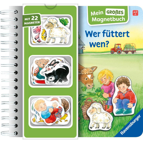 Mein großes Magnetbuch - Wer füttert wen?