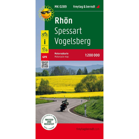 Rhön, Motorradkarte 1:200.000, freytag & berndt