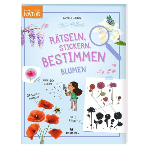 Expedition Natur Rätseln, Stickern, Bestimmen - Blumen
