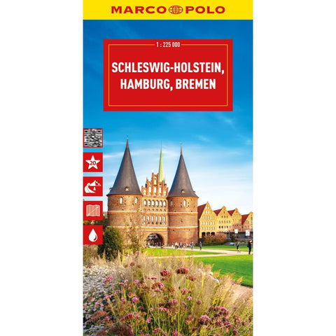 MARCO POLO Reisekarte Deutschland 01 Schleswig-Holstein 1:225.000