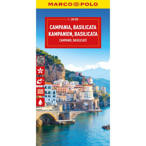 MARCO POLO Reisekarte Italien 12 Kampanien, Basilikata 1:200.000