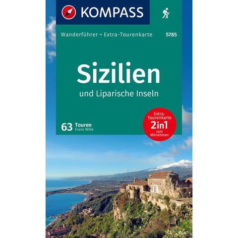 KOMPASS Wanderführer Sizilien und Liparische Inseln, 60 Touren mit Extra-Tourenkarte