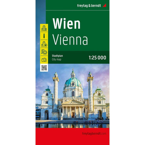 Wien, Stadtplan 1:25.000, freytag & berndt