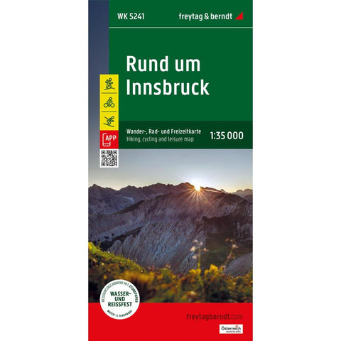 freytag & berndt Wanderkarte WK 5241 Rund um Innsbruck 1:35.000