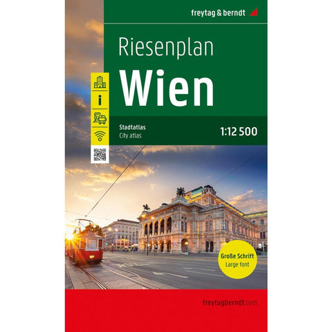 freytag & berndt Stadtatlas Wien Riesenplan, Städteatlas 1:12.500