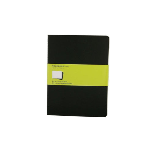 Moleskine Cahier Extra Large blanko schwarz. 3er Pack